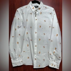 Express Button up Surf pattern